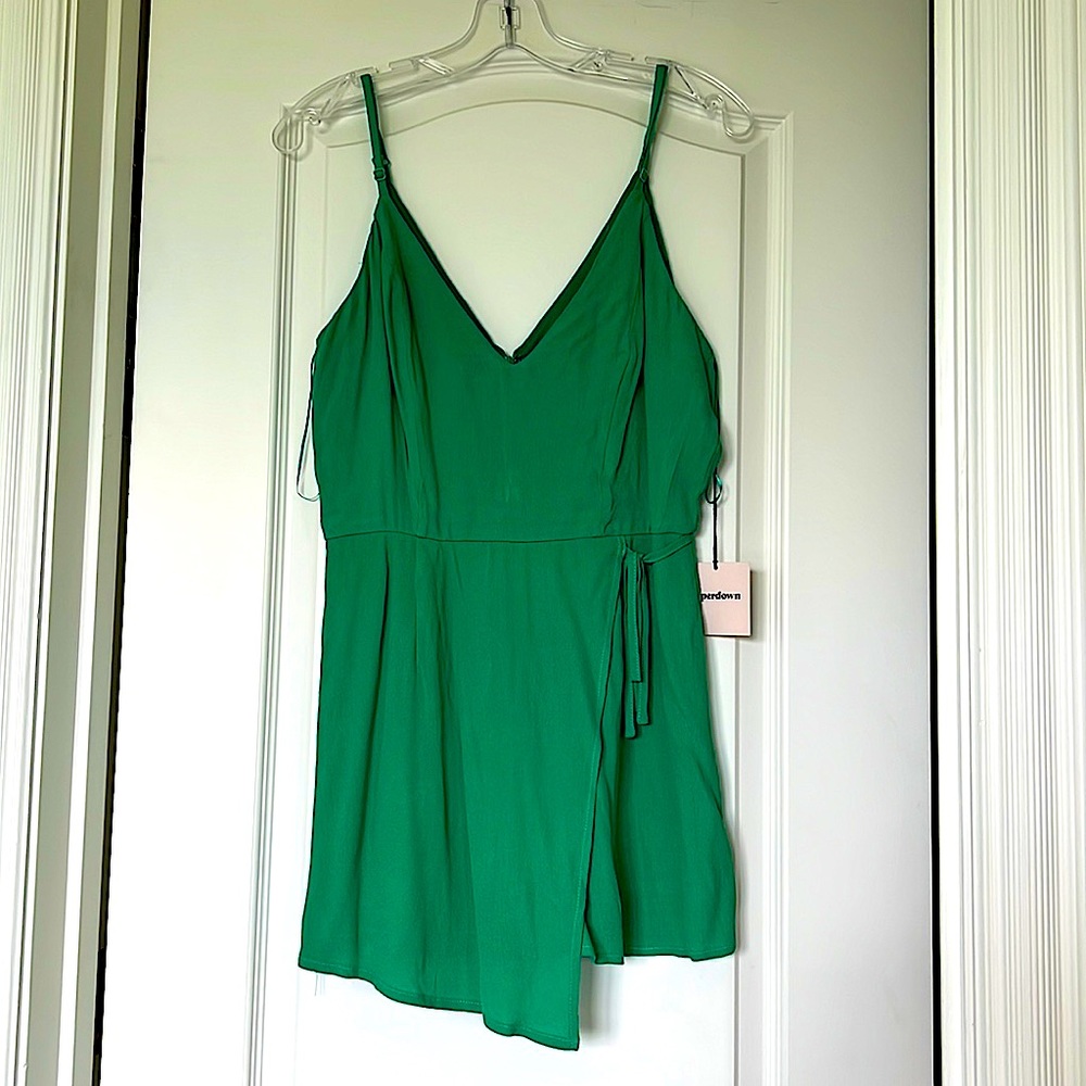 Spaghetti strap skort
